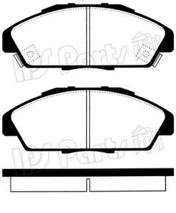 Фото Комплект гальмівних колодок, дискове гальмо IPS Parts IBD-1492