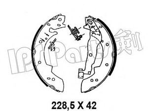 Фото Комплект гальмівних колодок IPS Parts IBL4899