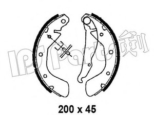 Фото Комплект гальмівних колодок IPS Parts IBL4998