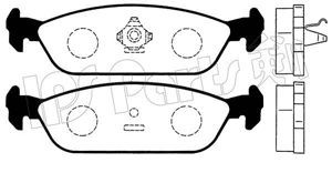 Фото Комплект гальмівних колодок, дискове гальмо IPS Parts IBR-1600