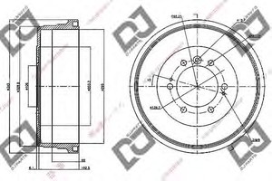 Фото Гальмівний барабан DJ PARTS BR1034