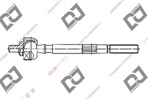 Фото Осевой шарнир, рулевая тяга DJ PARTS DR1116