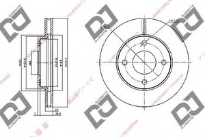 Фото Гальмівний диск DJ PARTS BD1061