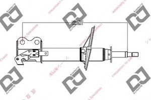 Фото Амортизатор DJ PARTS DS1000GS