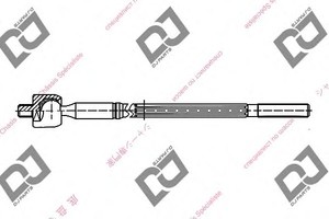 Фото Осевой шарнир, рулевая тяга DJ PARTS DR1000