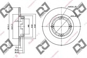 Фото Гальмівний диск DJ PARTS BD1073