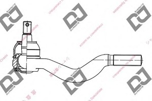 Фото Наконечник поперечной рулевой тяги DJ PARTS DE1045