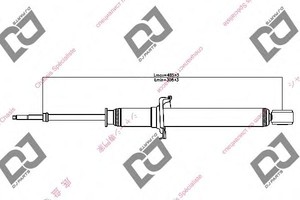 Фото Амортизатор DJ PARTS DS1003GT