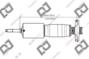 Фото Амортизатор DJ PARTS DS1173HT