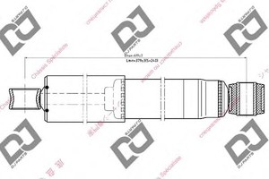 Фото Амортизатор DJ PARTS DS1130GT