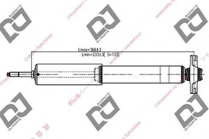 Фото Амортизатор DJ PARTS DS1057HT