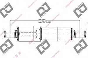 Фото Амортизатор DJ PARTS DS1058HT