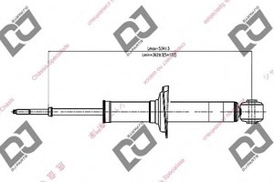 Фото Амортизатор DJ PARTS DS1145HT