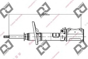 Фото Амортизатор DJ PARTS DS1062GS