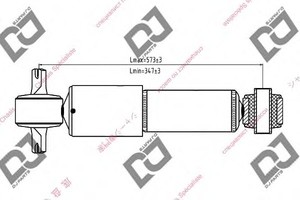 Фото Амортизатор DJ PARTS DS1242GT