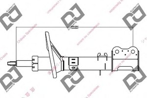 Фото Амортизатор DJ PARTS DS1248GS