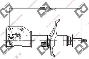 Фото Амортизатор DJ PARTS DS1193GS