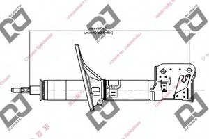 Фото Амортизатор DJ PARTS DS1287GS