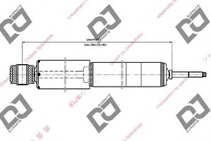 Фото Амортизатор DJ PARTS DS1297GT