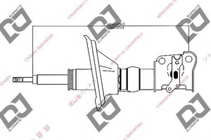 Фото Амортизатор DJ PARTS DS1316GS