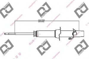 Фото Амортизатор DJ PARTS DS1332GT