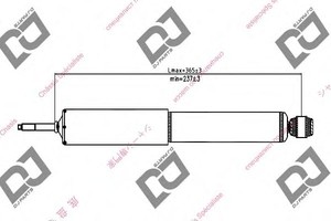 Фото Амортизатор DJ PARTS DS1351GT