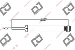 Фото Амортизатор DJ PARTS DS1369GT