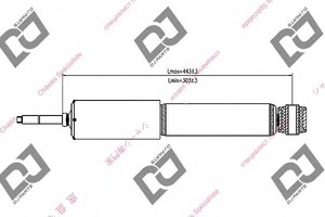 Фото Амортизатор DJ PARTS DS1395GT