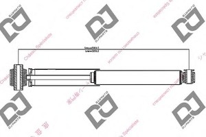 Фото Амортизатор DJ PARTS DS1423GT