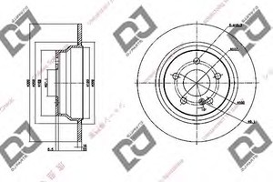 Фото Гальмівний диск DJ PARTS BD1145