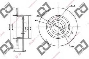 Фото Гальмівний диск DJ PARTS BD2056