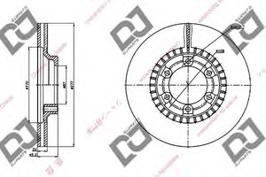 Фото Гальмівний диск DJ PARTS BD1251