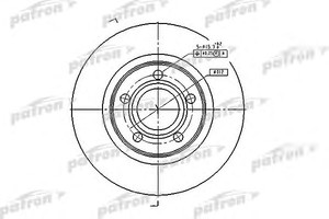 Фото Гальмівний диск Patron PBD2806