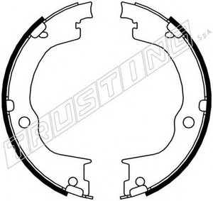 Фото Комплект тормозных колодок, стояночная тормозная система TRUSTING 073.175