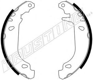 Фото Комплект гальмівних колодок TRUSTING 7079