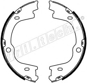 Фото Комплект гальмівних колодок стояночної гальмівної системи fri.tech. 1046.224