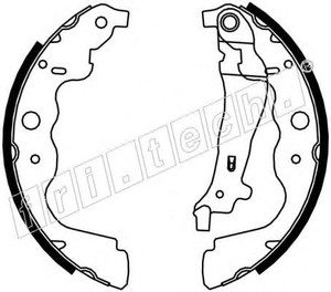Фото Комплект гальмівних колодок fri.tech. 17439