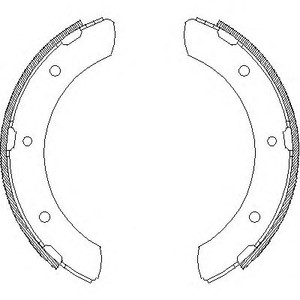 Фото Комплект гальмівних колодок WOKING Z4317.00