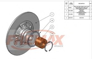 Фото Гальмівний диск FREMAX BD 4901