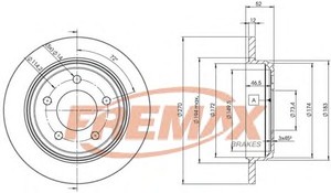 Фото Гальмівний диск FREMAX BD-5356