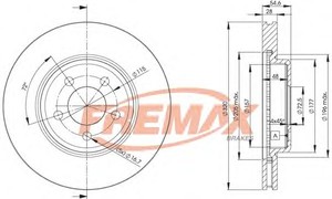 Фото Гальмівний диск FREMAX BD-9196