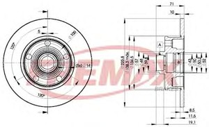 Фото Гальмівний диск FREMAX BD3576