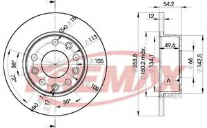 Фото Гальмівний диск FREMAX BD 7307