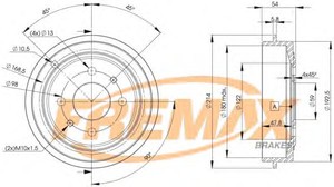 Фото Гальмівний барабан FREMAX BD-9325