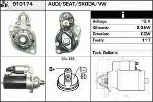 Фото Стартер EDR 910174