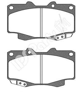 Фото Комплект гальмівних колодок, дискове гальмо IPS Parts IBD1219