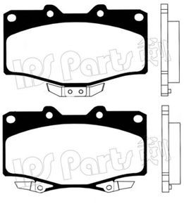 Фото Комплект гальмівних колодок, дискове гальмо IPS Parts IBD1291