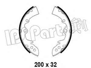 Фото Комплект гальмівних колодок IPS Parts IBL-4302