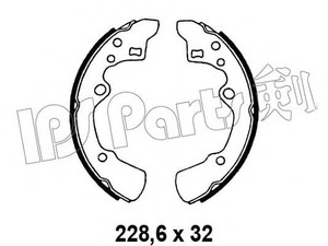 Фото Комплект гальмівних колодок IPS Parts IBL-4329