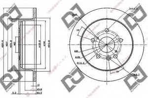 Фото Гальмівний диск DJ PARTS BD1019